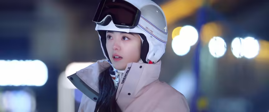 Zhao Jinmai na na Montanha Changbai no drama da netflix.