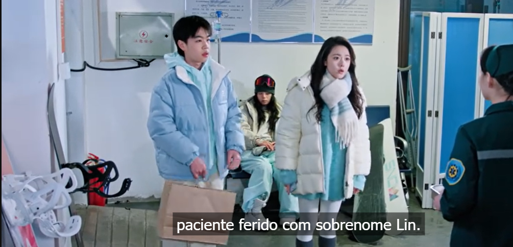 O acidente na pista de esqui força Lin Yusen