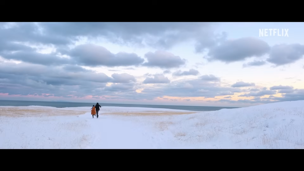 Gyeong rok correndo na neve 1280x720