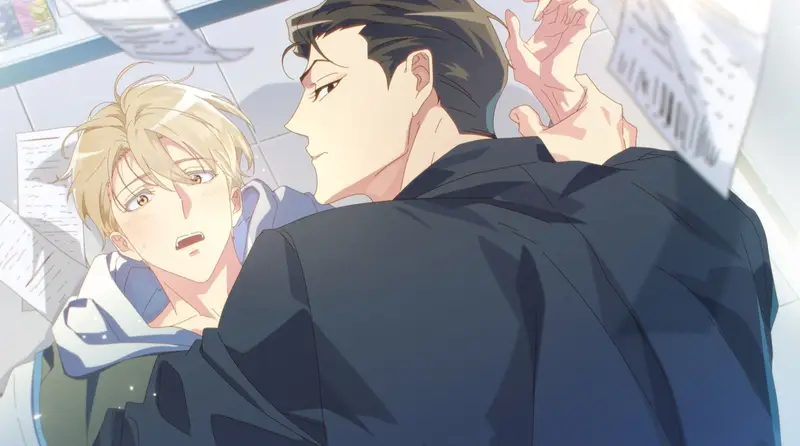 Webtoon Dangerous Convenience Store personagem Ahjuicy.