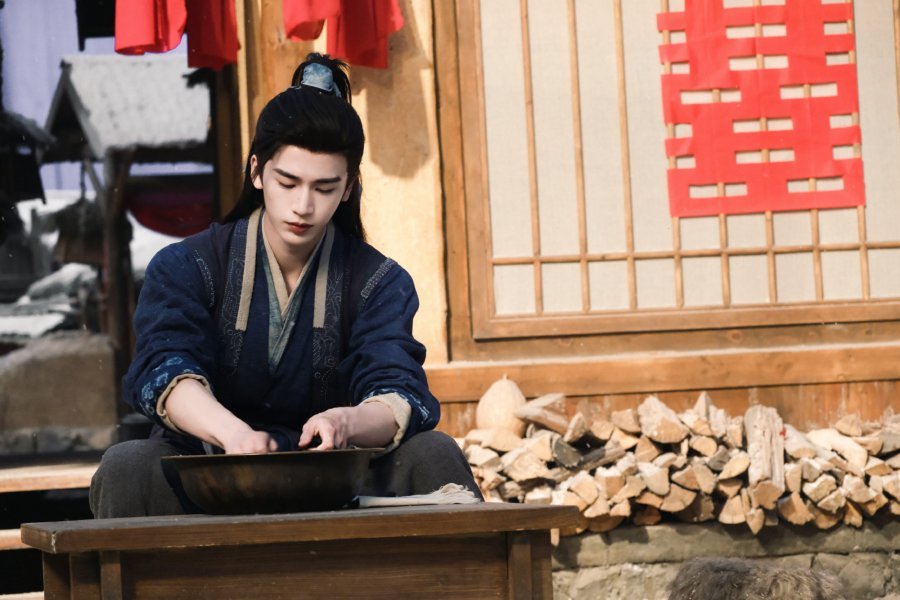 bastidores da gravação da série chinesa Por Você