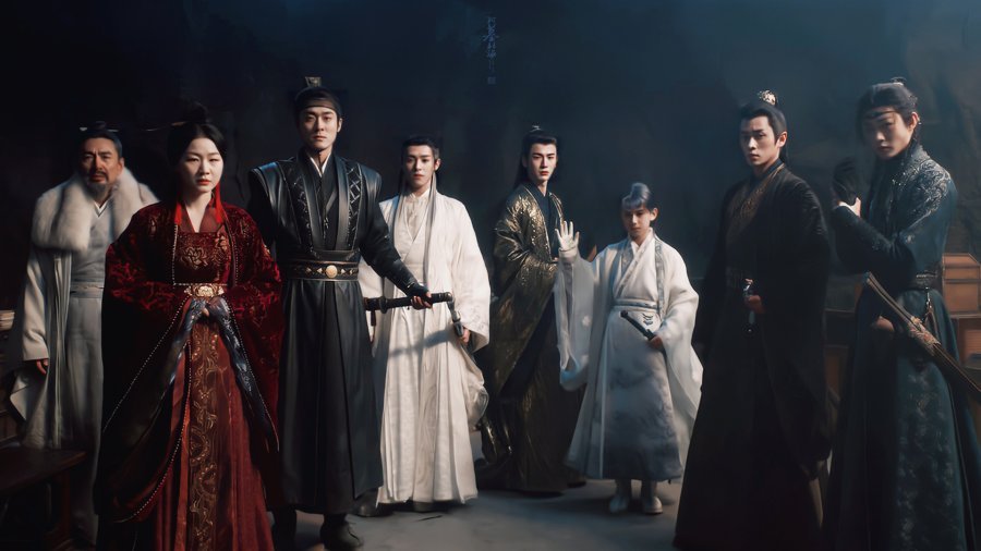 O elenco principal de estrelas da série de época My Journey to You.
