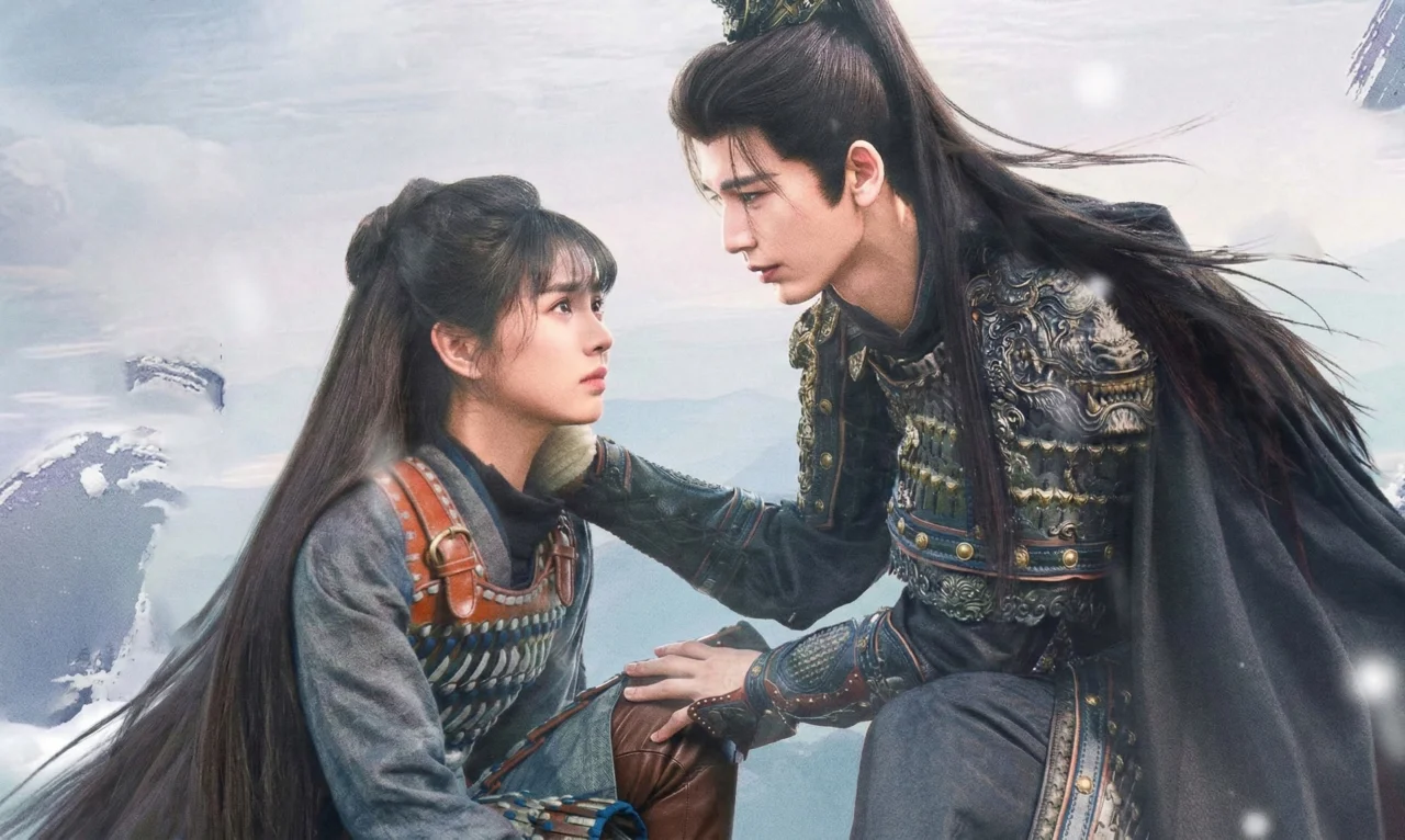Casal protagonista caracterizado para o drama histórico chinês Por Você (Pursuit of Jade).