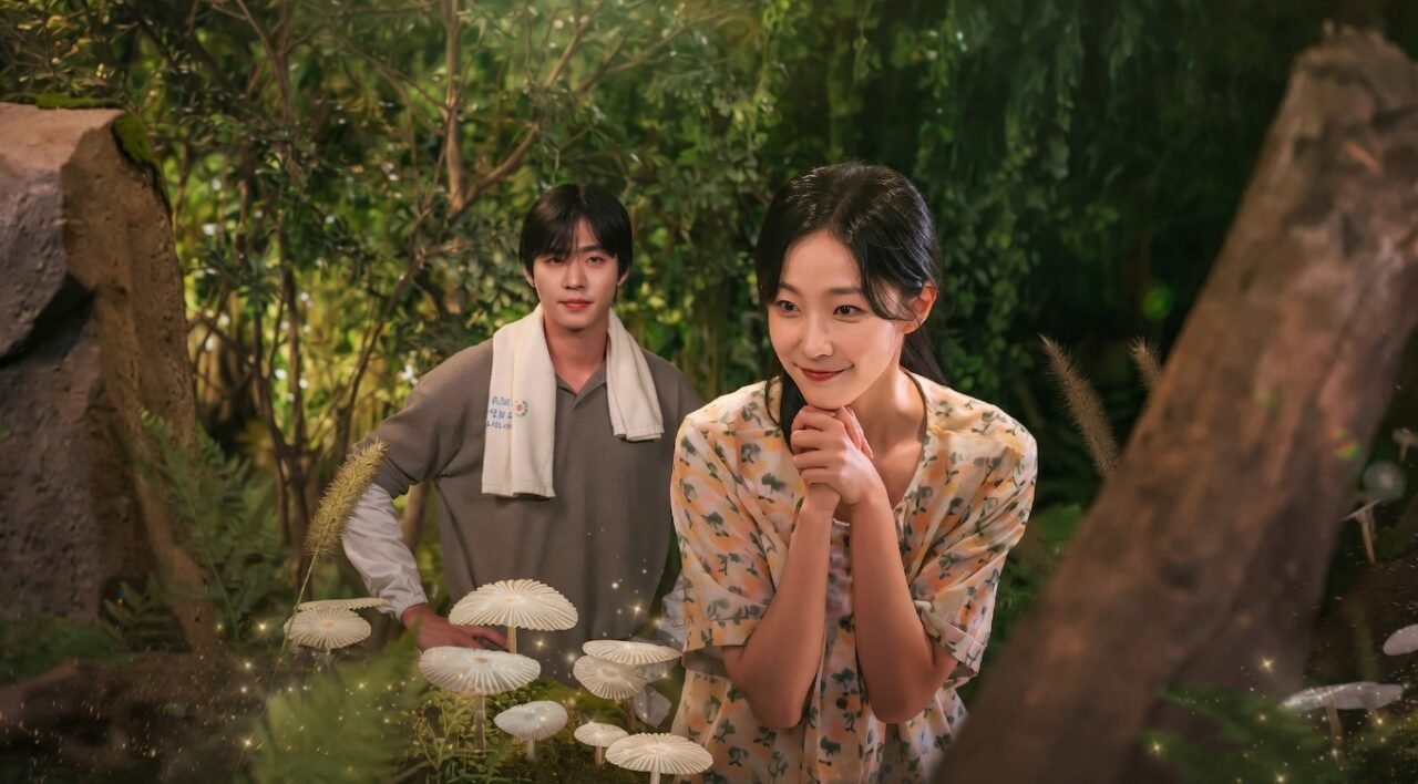 Ahn Hyo Seop e Chae Won Bin em cenário de cultivo no dorama O Amor Não Está Esgotado.
