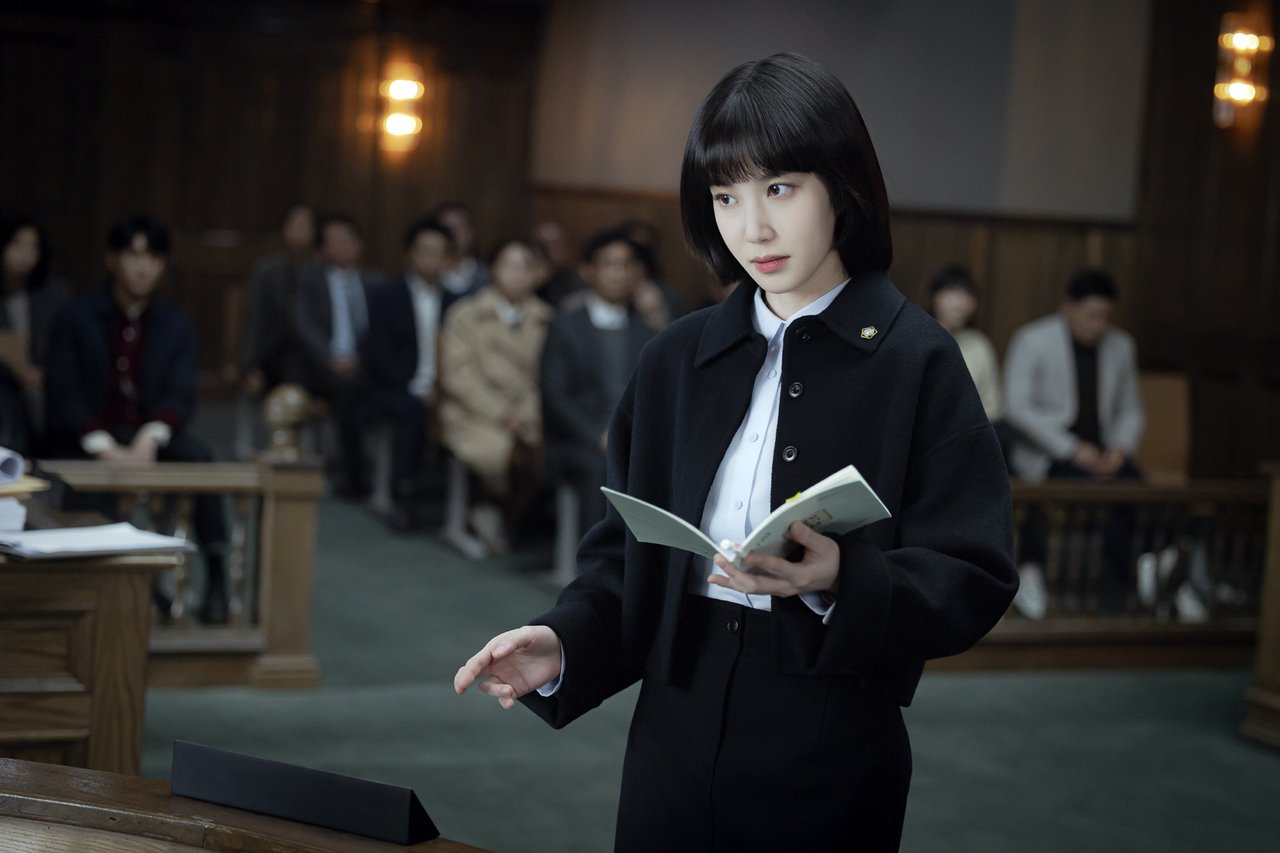Park Eun Bin caracterizada como a advogada Woo Young Woo.