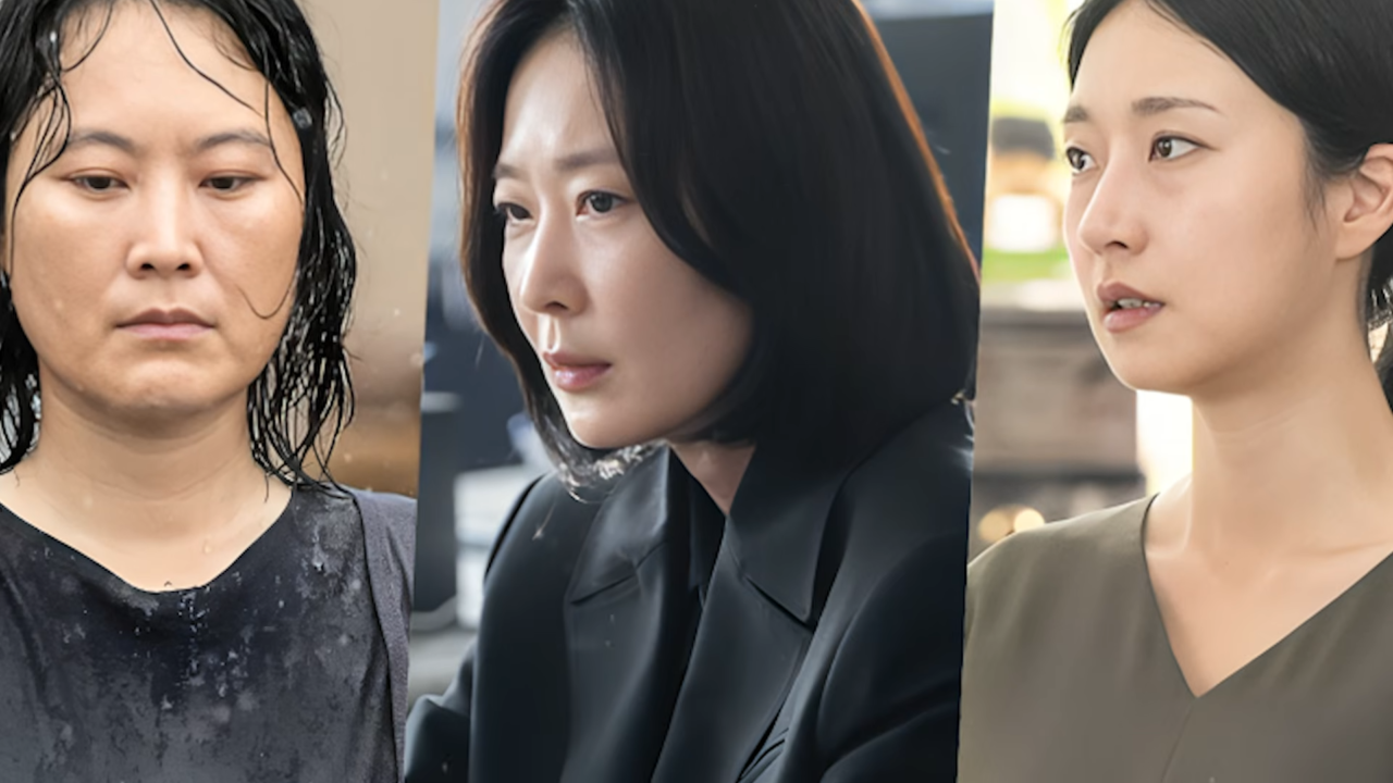 As atrizes Kim Jae-hwa, Kim Hye-hwa e Kim Seung-hwa.