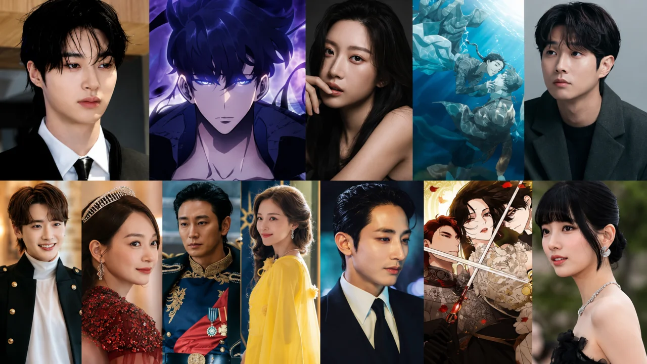 15 doramas baseados em webtoons confirmados para 2026 e 2027