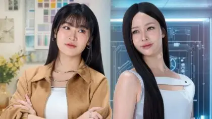 As protagonistas Jen e Ai em um enquadramento focado nas expressões faciais, evidenciando o contraste entre a reclusão humana e a provocação da inteligência artificial