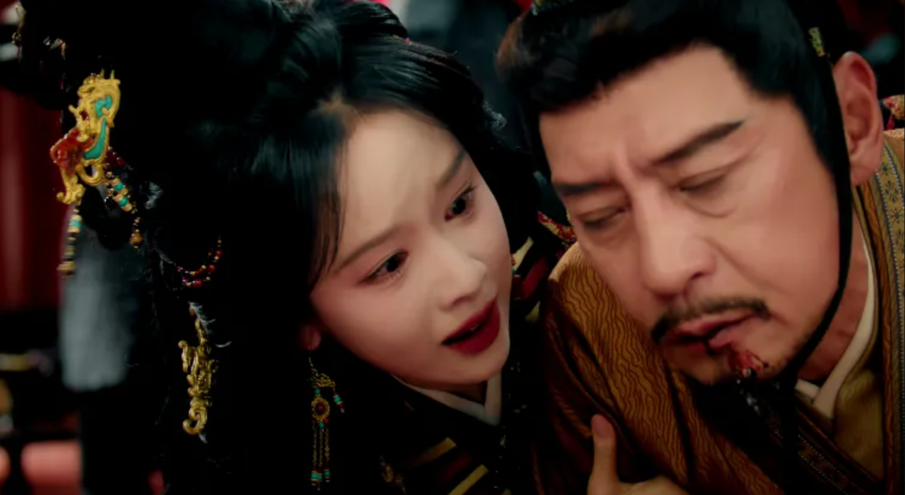 Chen Duling em cena de embate verbal com outros membros da corte chinesa.