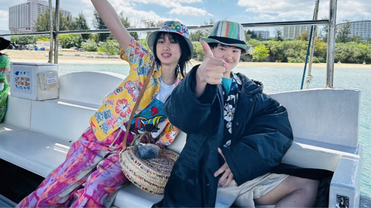 A atriz Yumi Kawai no papel da protagonista Nanami Kishimoto durante o j-drama