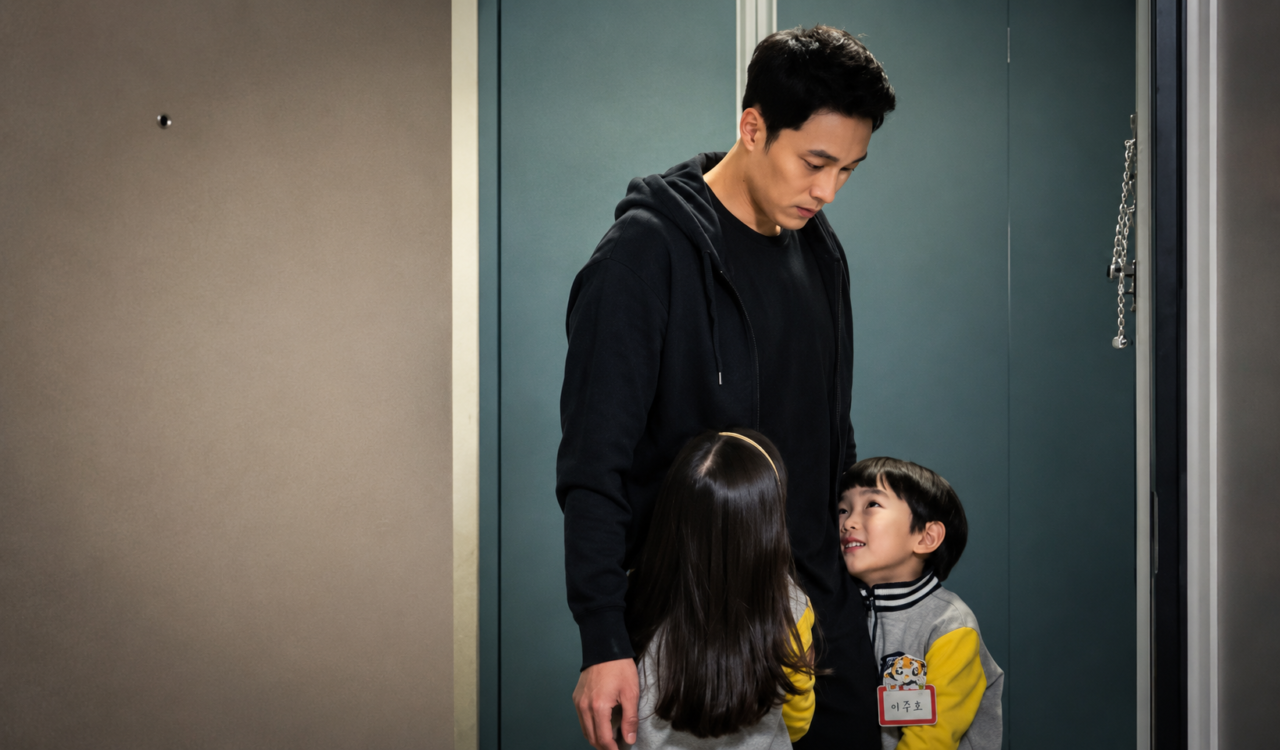 Ator So Ji Sub cuidando de crianças no dorama My Secret, Terrius.