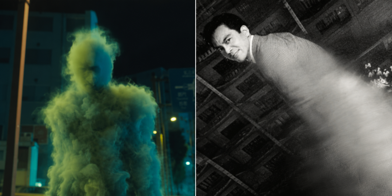 Montagem da série de ficção científica Vapor Humano 1960 e 2026 da Netflix