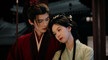 Os protagonistas Chu Zhao e Xie Yan Lai em cena no último episódio do c-drama]