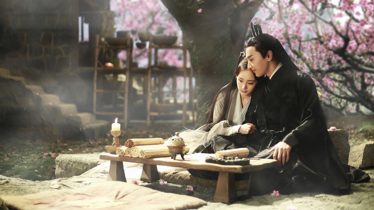 Bai Qian e Ye Hua caracterizados como deuses em Amor Eterno.