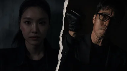 Son Na Eun e So Ji Sub atuando em cenários diferentes no dorama Agente Kim: Reativado.