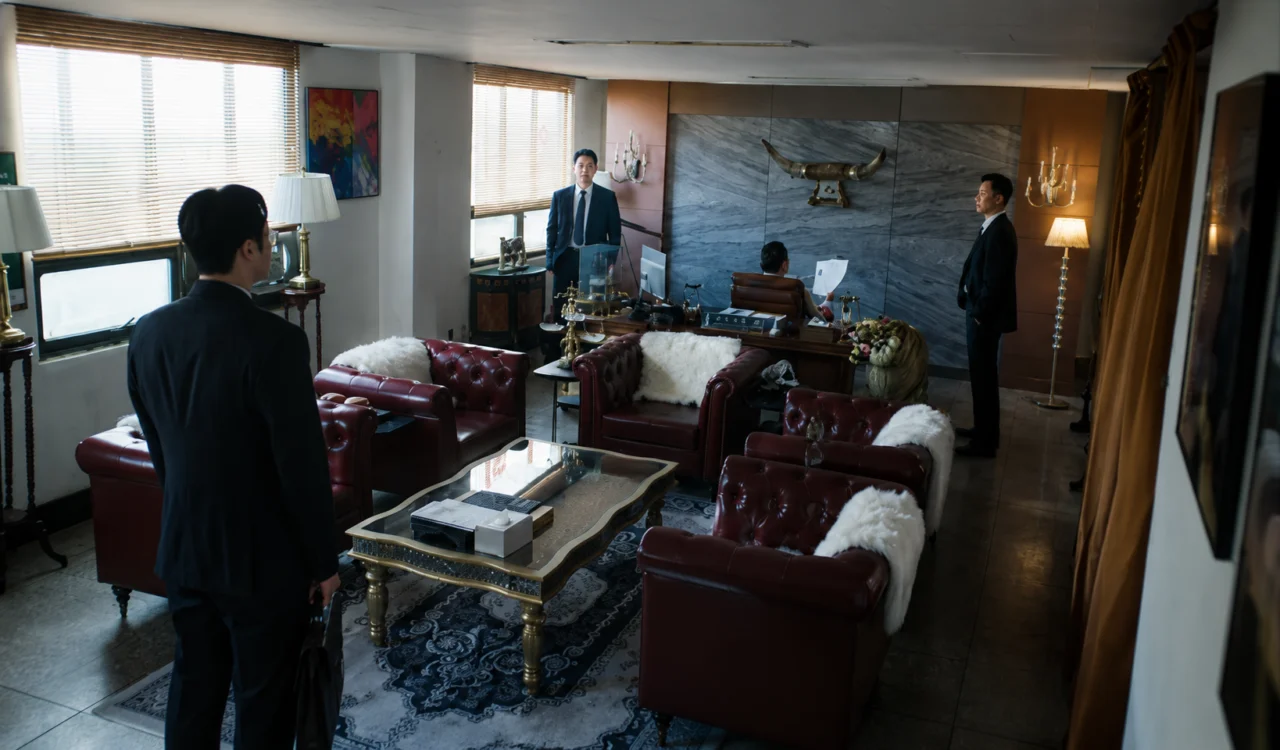 Cena do último episódio do dorama Agente Kim: Reativado.