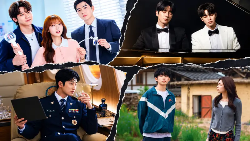 Montagem com os atores dos dramas de agosto.