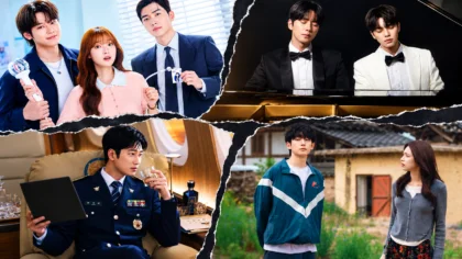 Montagem com os atores dos dramas de agosto.