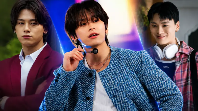 Montagem com o ator Cha Woo Min em cenas leves de doramas de comédia romântica.