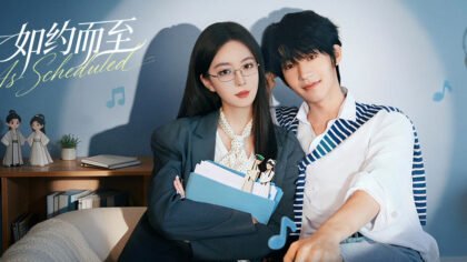 Wu Junting e Zhao Yaoke em imagem promocional do dorama chinês Como Prometido.
