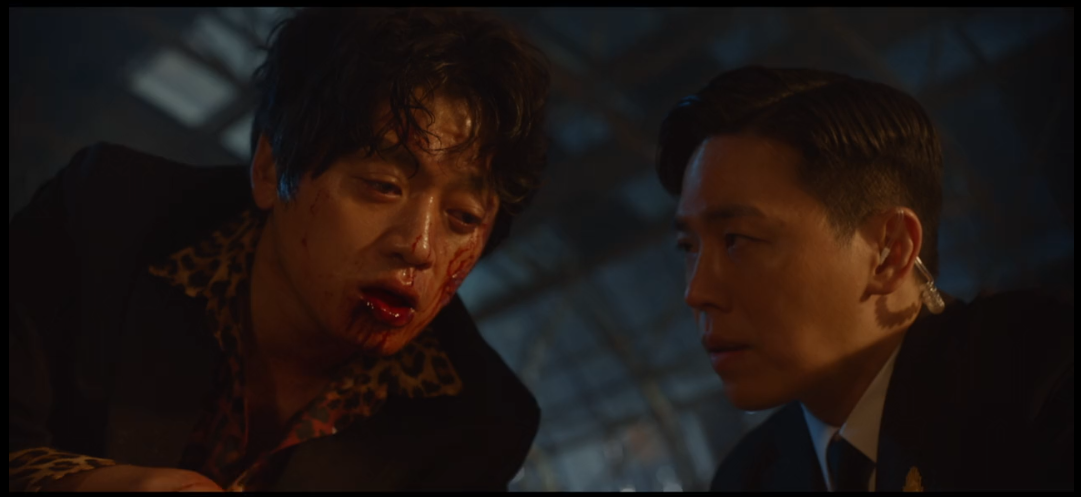 O personagem Golden Teeth após embate violento na trama.