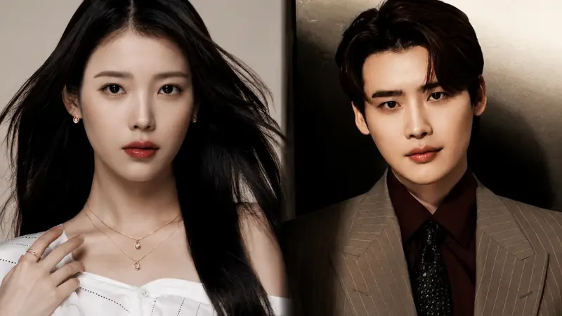 Cantora IU e ator Lee Jong Suk, que confirmaram o fim do relacionamento de quatro anos.