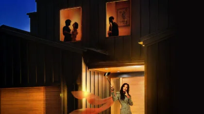 As atrizes Kim Hye-soo e Jo Yeo-jeong em imagem promocional do dorama Além da Traição.