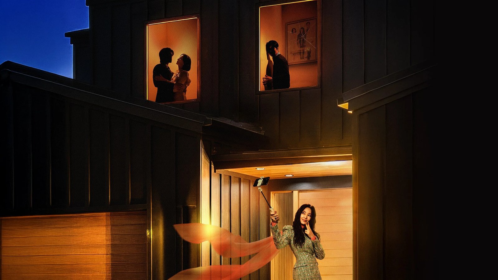As atrizes Kim Hye-soo e Jo Yeo-jeong em imagem promocional do dorama Além da Traição.