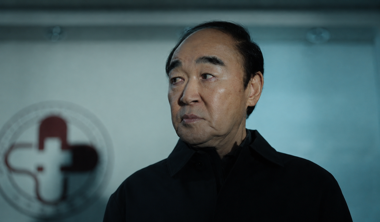 O personagem Ko Dong Chan com expressão preocupada em O Marido.