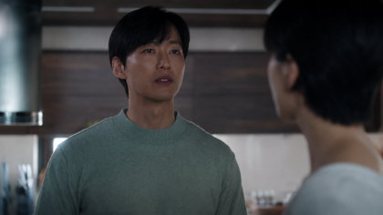 Namkoong Min e Lee Seol em cena de tensão no dorama O Marido.