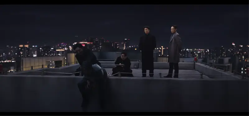 cena em cima do predio em The Apartment Job