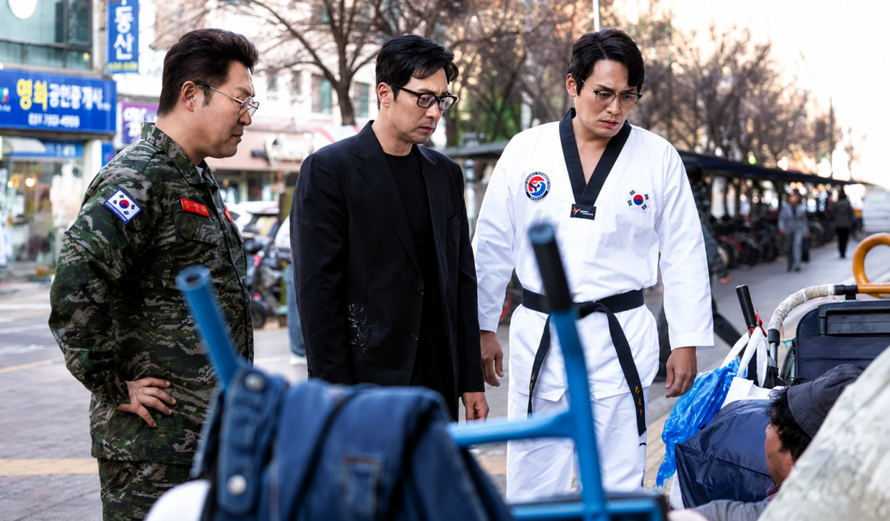 Sung Han Soo Manajer Kim e Park Jin Cheol
