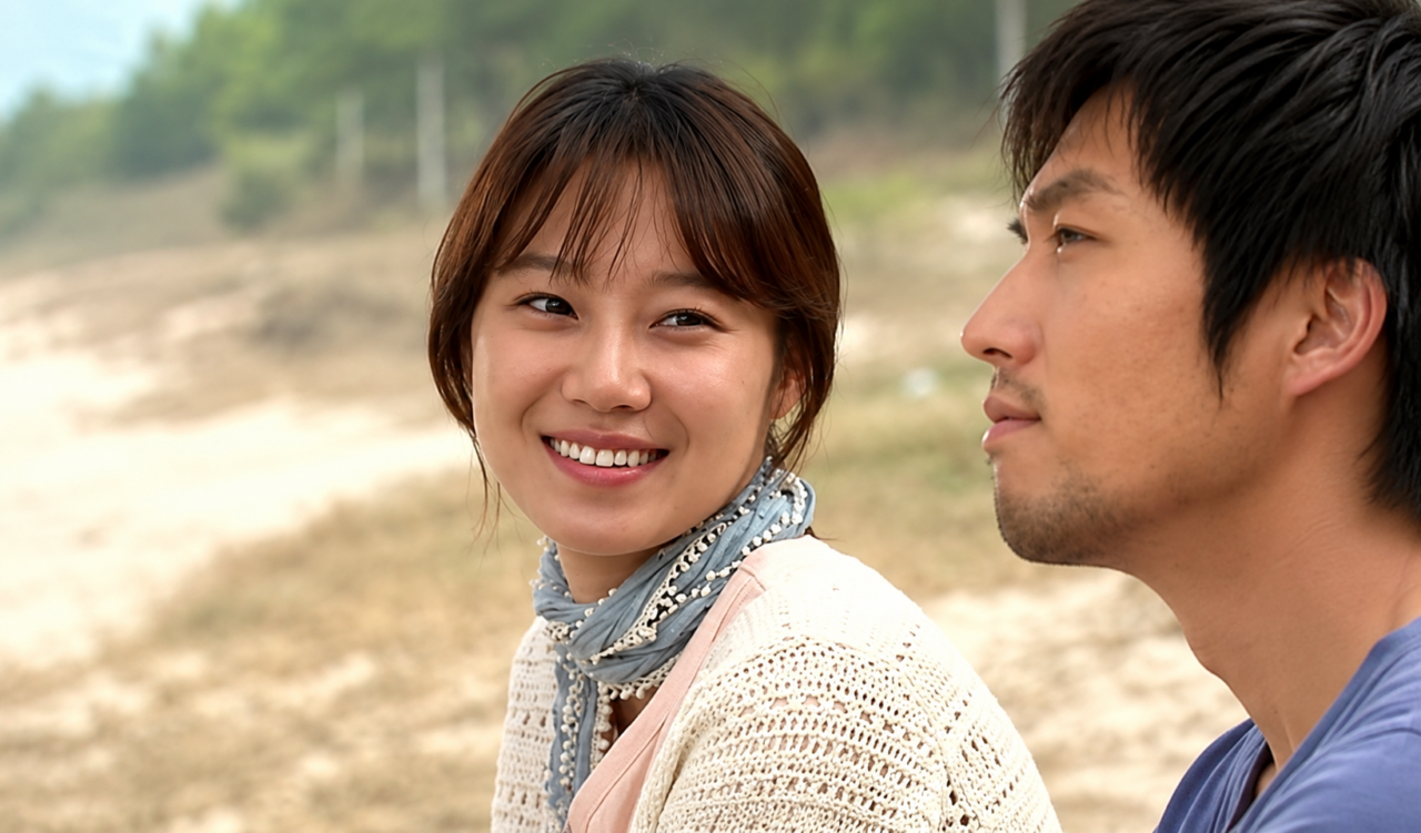 Gong Hyo Jin interpretando a personagem Lee Young Shin em Thank You.