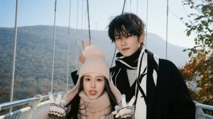 Os personagens Zhou Wan e Lu Xixiao em cena do dorama Verão Sem Fim, retratando o momento de estabilidade na reta final da trama