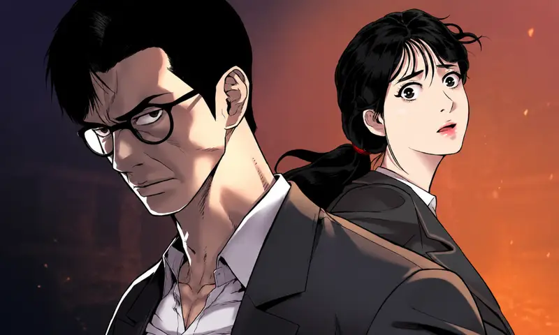 O personagem Kim no webtom
