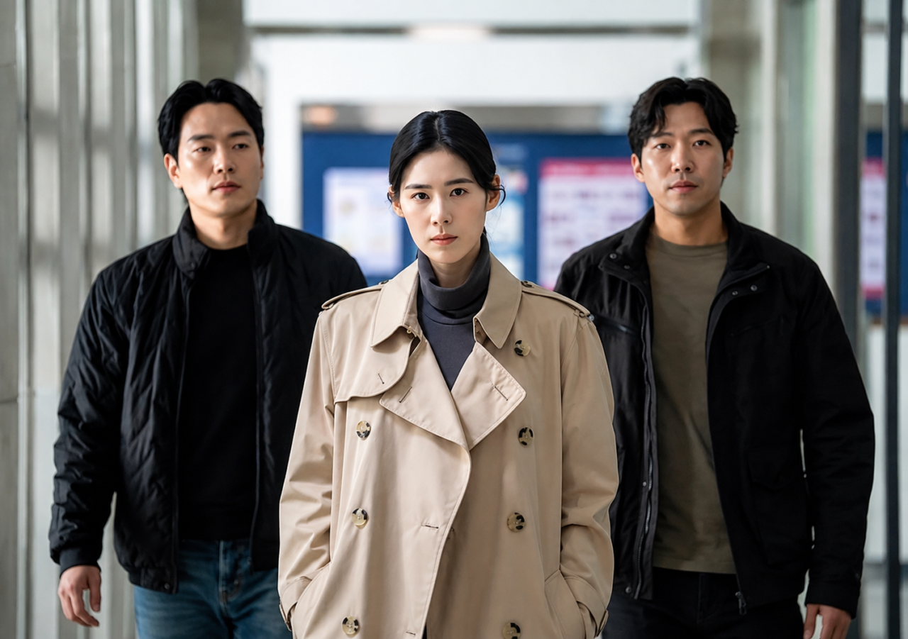 Ahn Bo-hyun e Jung Eun-chae caracterizados como detetives na série Flex x Cop 2.