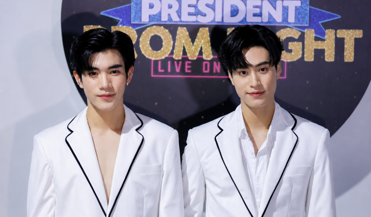 Gemini Norawit e Fourth Nattawat no drama O Presidente da Minha Escola.