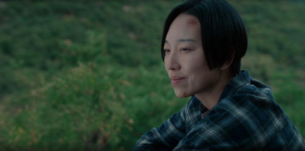 A atriz Geum Hannah no papel da mercenária So Min Hye.