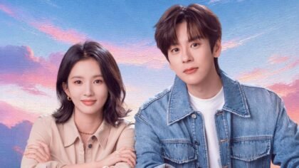 Liu Xiening e Miles Wei juntos em imagem promocional do C-drama Além das Nuvens