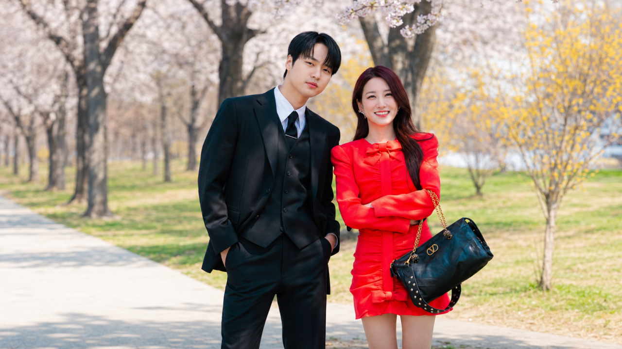 Os atores Park Eun Bin e Yang Se Jong caracterizados em cenas de Assustadoramente Apaixonados.