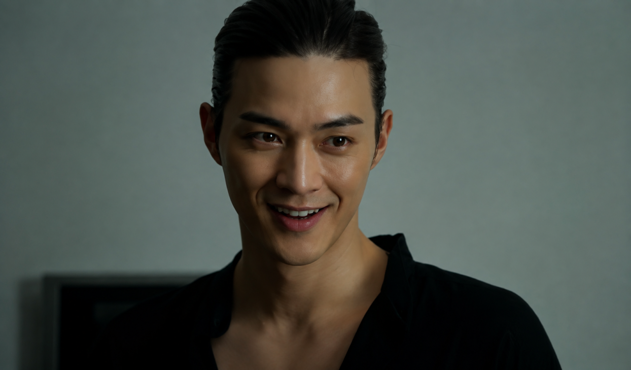 Kim Ji Hoon em cena de suspense no dorama Flor do Mal.