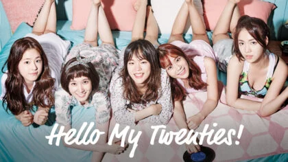 As cinco protagonistas do dorama Olá, meus 20 anos! (Hello, My Twenties!)