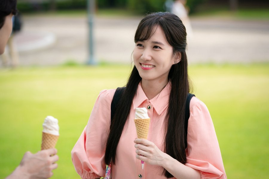 A atriz Park Eun Bin em c.Dorama YVocê gosta de Brahms?