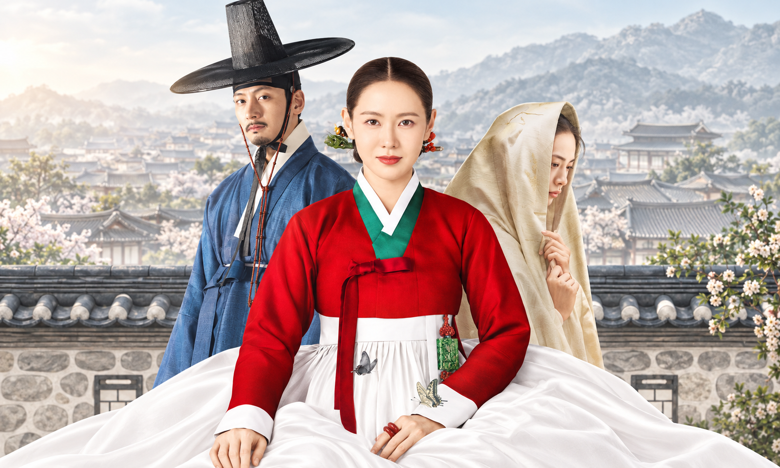 Son Ye-jin, Ji Chang-wook and NANA in The Scandal