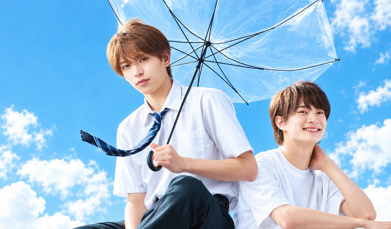 Natsuki e Sota em Nuvens Coloridas de Verão Trazem Amor e Tempestade