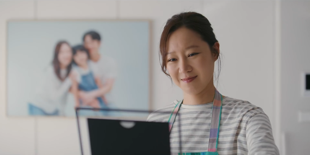 Personagem de Yoo Bo Na no último episódio da série.