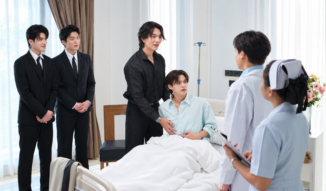 Nakhun and Phatsa celebrate the pregnancy in Knot The Series